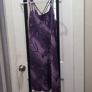 Ladies Size 11/12, Purple, floral, strappy dress